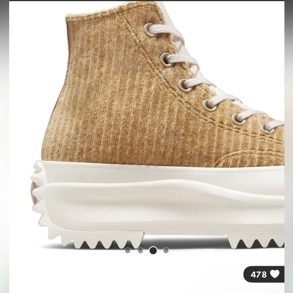 Converse Run Star Hike Cozy Utility Sneakers in Desert Sand - Picture 3 of 4